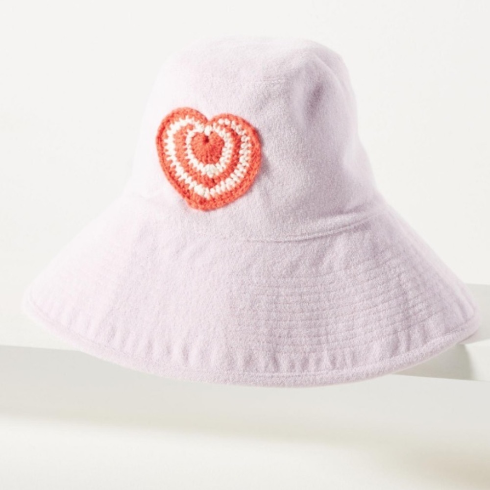 Anthropologie Kerri ROSENTHAL sunny daze heart hat new wtag one size